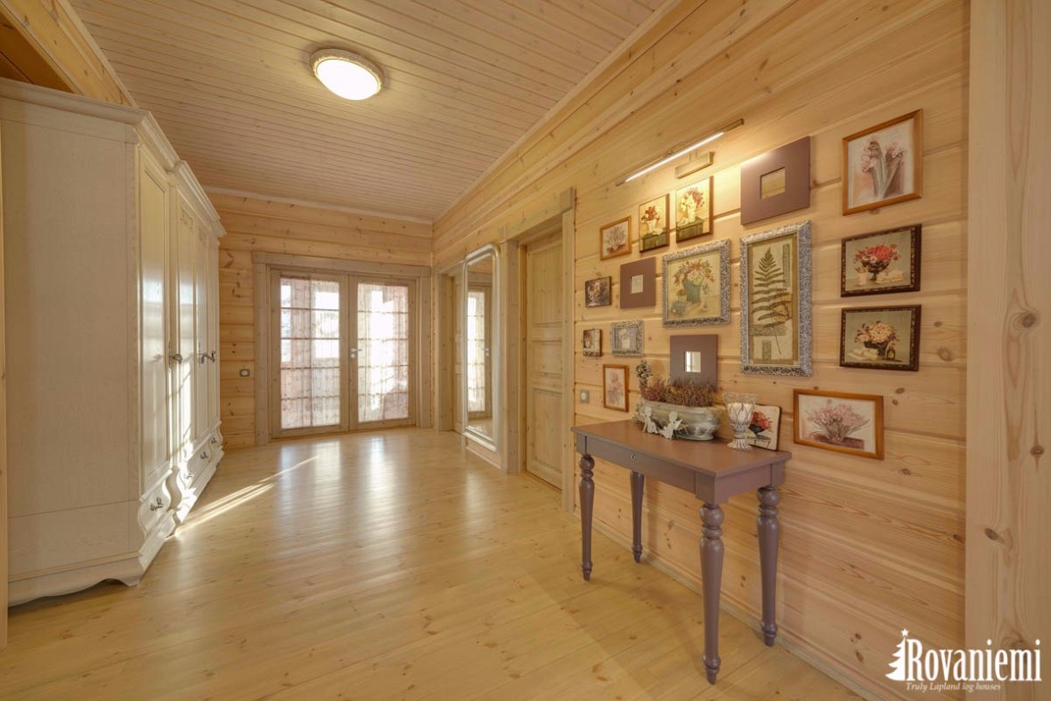 Интерьер финского деревянного дома Rovaniemi
